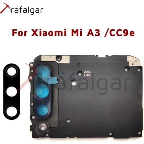 Camera Frame For Xiaomi Mi A3 Rear Camera Lens Glass For Xiaomi Mi A3 Back Camera Frame+Glass Lens CC9e Replacement Parts