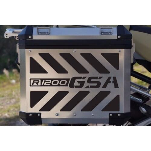R1200 GSA Adventure Motorcycle Reflective Decal Kit "Large Chevrons" for Touratech Panniers