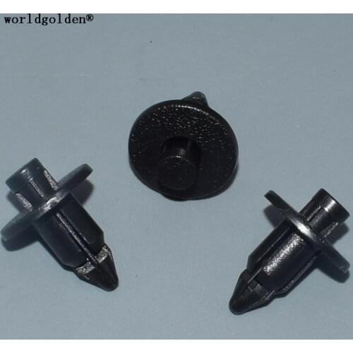 Worldgolden 100pcs Push-Type Retainer for GM#96057846,Toyota#90467-07041(9046707041),Suzuki#09409-07308-5PK(09409073085PK)