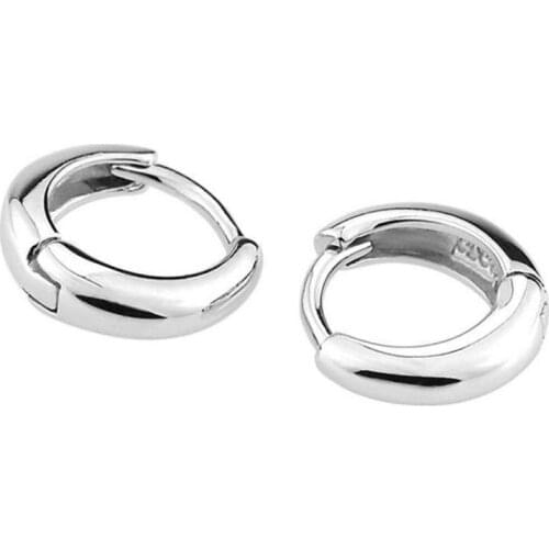 Vintage Circle Stud Earrings For Women Silver Color Geometric Earrings Brinco Trendy Fashion Jewelry Gifts