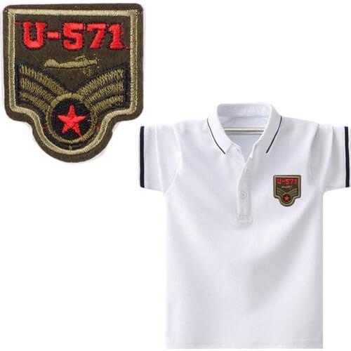 Badge dinosaur fox Heat Transfer Patches For Stripe Clothes Patch A-level Washable Iron On Applique DIY Clothing Sticker