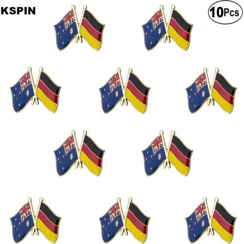 Australia Germany Lapel Pin Flag badge Brooch Pins Badges 10Pcs a Lot