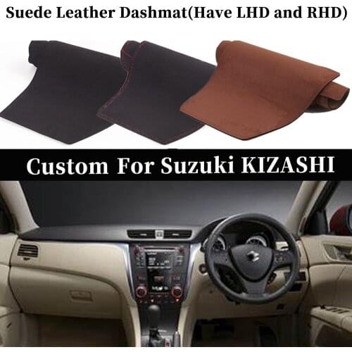Accessories Car-styling Suede Leather Dashmat Dashboard Cover Dash Mat Carpet For Suzuki KIZASHI 2009 2010 2011 2012 2013 2016