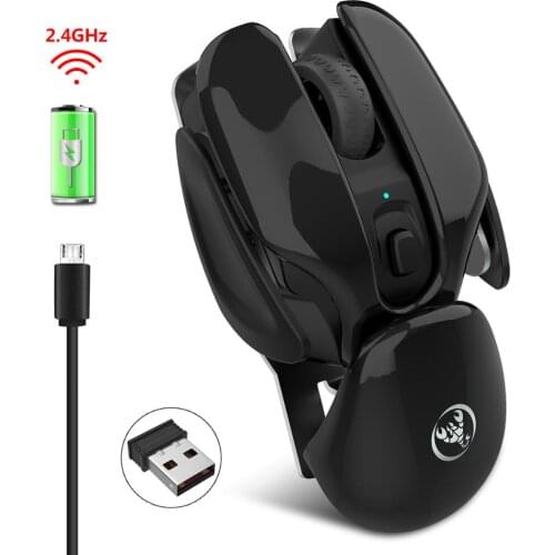 Wireless Mouse Rechargeable 2.4G Computer Mouse Pc Gaming Mouse Office Mouse Mouse Pad Gaming Accessories Computers For Sale