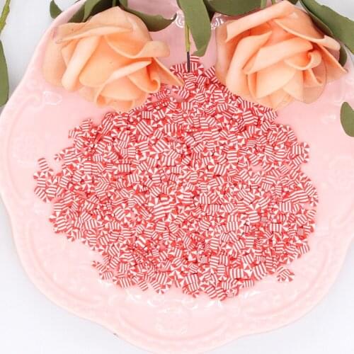 KLJUYP Cute Candy Cane Sequins for DIY Card Making Craft Color Collection