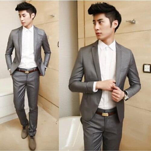 Mens suits spring 2017 latest coat pant designs men leisure small wedding suit tuxedos for men small blazer boys prom suits