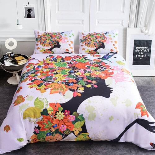 Luxury House 3D Tree Elf/Tree/rose/Dream Catcher Printed Bedding Sets 2/3pcs AU/EU/UK/US Double King Size Comforter For Home