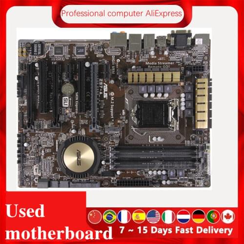 For Asus Z97-A Desktop Motherboard Z97 LGA 1150 For Core i7 i5 i3 DDR3 SATA3 USB3.0 Original Used Mainboard