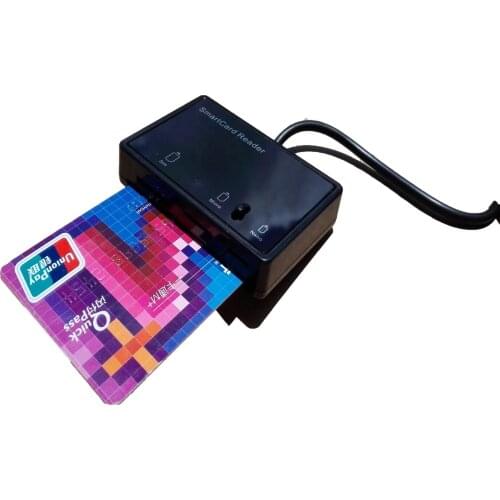 Multifunction 4 in 1 EMV Mobile USB SIM Chip Smart Card Reader DCR3516