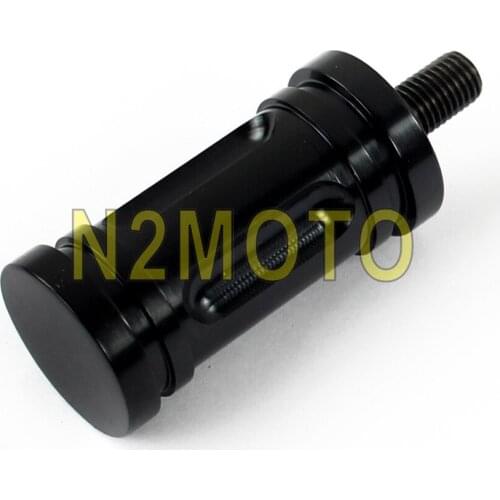 Motorcycle Black Aluminum Footpeg Edge Cut Shifter Peg for Harley Sportster Custom XL883 XL1200 Softail Road Glide