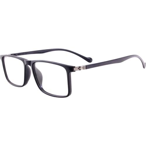 Men Women Fashion Lightweight Glasses Frame Full Rim Square TR90 Eyeglasses For Prescription Myopia Reading Multifocal Lenses