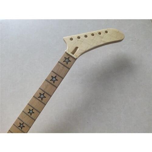 Banana headstock Electric Guitar Neck 22 Fret Maple maple fingerboard inlay gloss