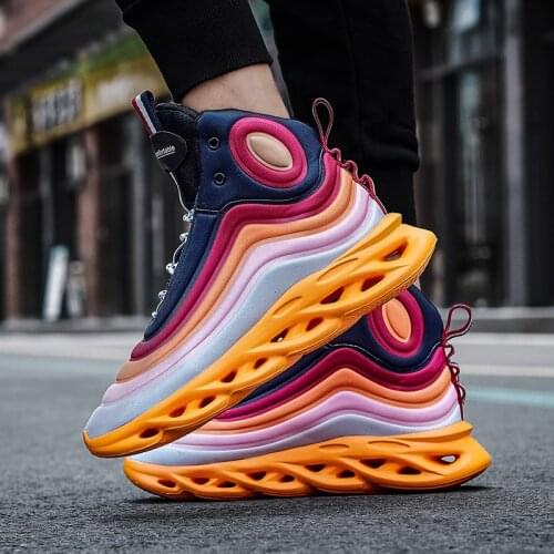 Heightens Casual Shoes 2021 new Walking Shoes Outdoor High Quality Personality