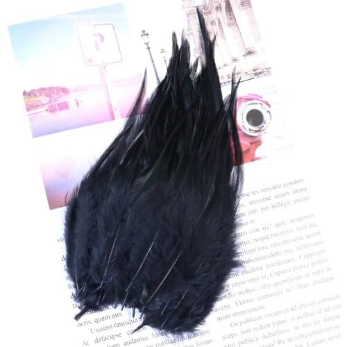 Pheasant Rooster Feathers 6-8Inch for Jewelry Making Crafts Plume Wedding Carnival Decoration Feather Handwork Accessory 100 Pcs
