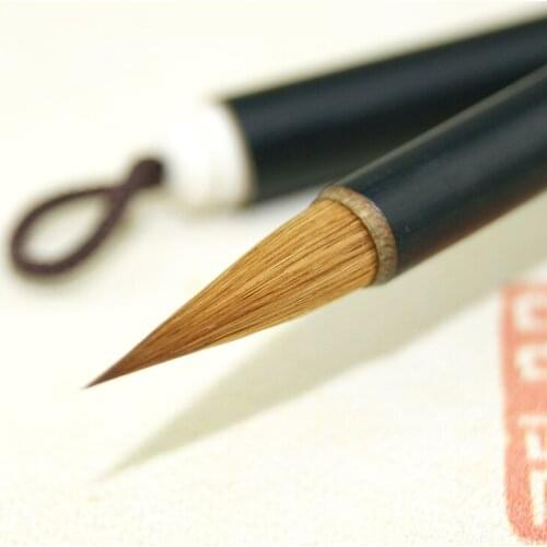 Small Regular Script Calligraphy Pen Chinese Brush Pen Weasel Hair Landscape Ink Painting Calligraphy Brush Pen Tinta China