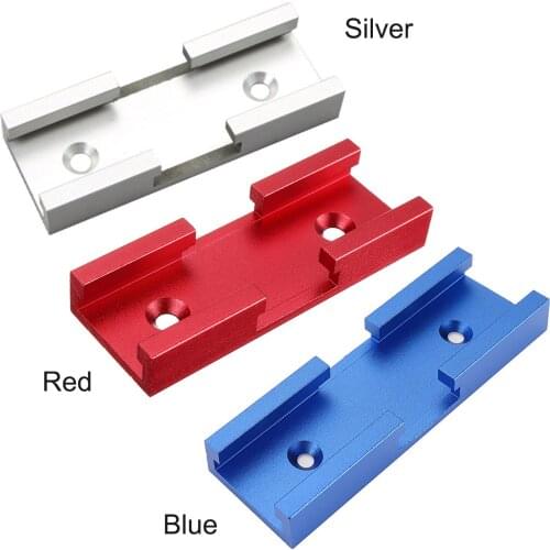 T-Track Intersection Parts Chute General Purpose Handle T track Cross Carpenter Aluminium Woodwork Tools Woodworking DIY T-slot