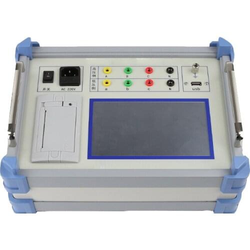 Low voltage current three phase ttr transformer ratio tester meter