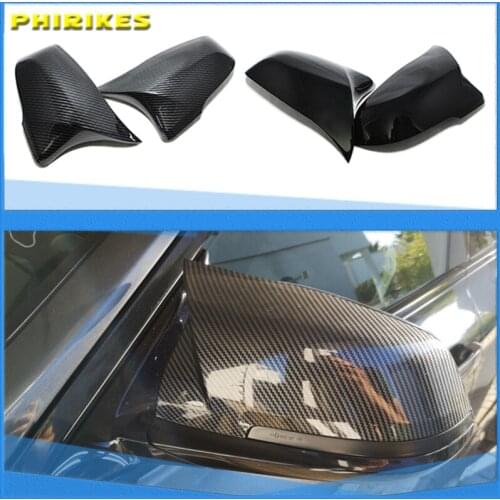 X1 F48 Carbon Mirror Cover For BMW X2 F39 F46 F45 F49 F52 Z4 G29 1 2 Series Touring Side RearView Mirror Case M Look 2014-UP