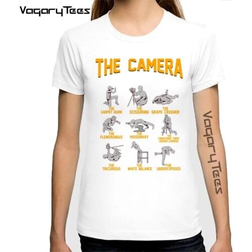 The Camera Sutra Funny Photographer Gift Perfect women T Shirt Creative Novelty Customied Men Hipster Geek Style Tee Tops