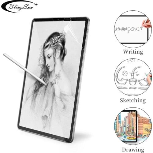 Screen Protector Film Matte PET Painting Write For iPad Pro 11 2018 2020 Writing Like on Paper Soft Film