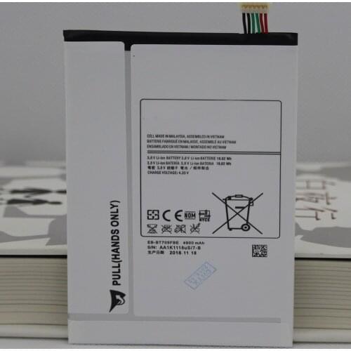 ISUNOO Tablet Battery EB-BT705FBE For Samsung Galaxy Tab S 8.4 T700 T705 Replacement Battery 4900mAh With Free Tools