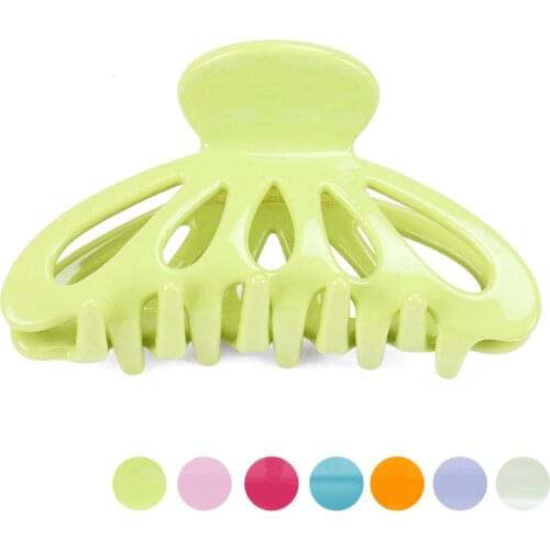 Hair Accessory Claw Clip for Women Girl Hair Jewelry - Retro Cellulose Acetate Hair Ornament for Thick Hair Tiara Shower Wear