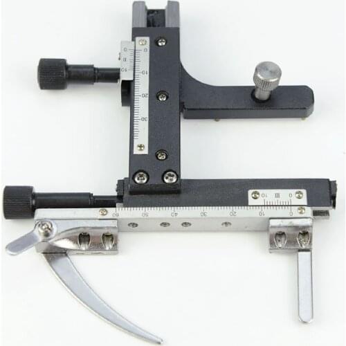 Microscope accessories X-Y Graduated Microscope Stage w/ scale movable stage Ruler