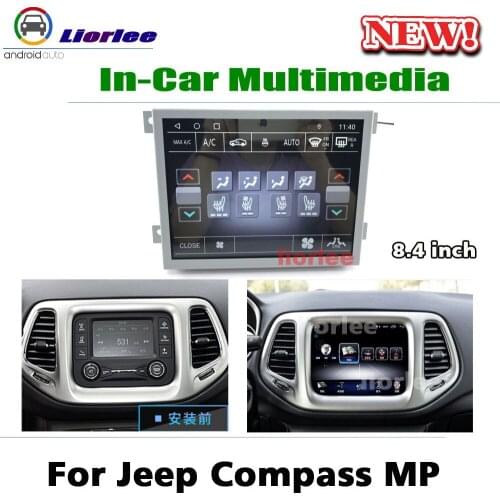 Car GPS Multimedia Player For Jeep Compass MP 2016~2020 Android Radio Stereo Carplay HD IPS Screen GPS Navigation System