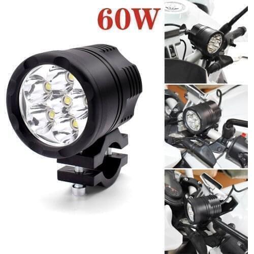 For BMW C600 C650 Sport C 650 400 GT F 650 700 GS 60W Motorcycle LED Light 9-48V Auxiliary Headlight Driving DRL Fog Lamp 4000LM
