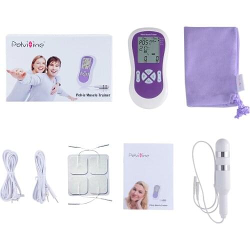 Pelvic Muscle Electrical Trainer With 2 Pairs Electrodes Pads For Women Incontinence Therapy