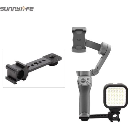 Sunny life Hot Shoe Extension Kits Holder Bracket 1/4 Adapter for OM 4/ OSMO MOBILE 2 3/ OSMO ACTION