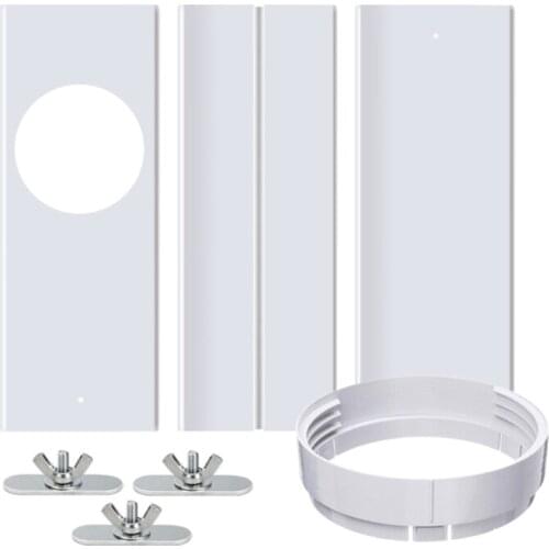 Universal Window Adaptor Tube Connector Kit, Window Seal Exhaust Hose Interface for Portable Air Conditioner 150mm