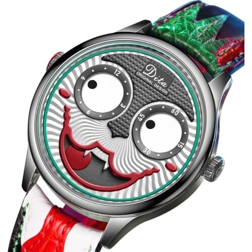 Creative Design Men‘s Watches Big Dial Joker Quartz Wrist Watch Waterproof Sports Clock Funny watches for men TOP SELLING WATCH