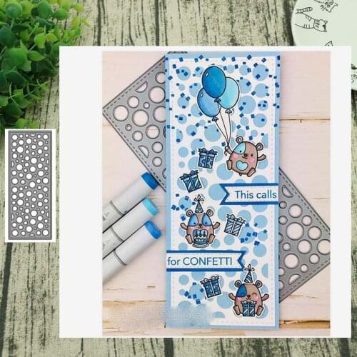 Circle strip background Metal Cutting Dies for Scrapbooking Steel Craft Die Cut Embossing Paper Card Album Stencil