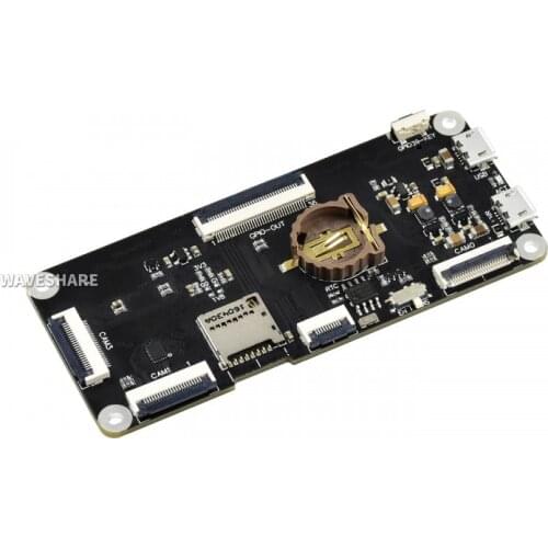 Mini Binocular Stereo Vision Expansion Board For Raspberry Pi Compute Module CM3/CM3 Lite/CM3+/CM3+ Lite,Supports HDMI Display