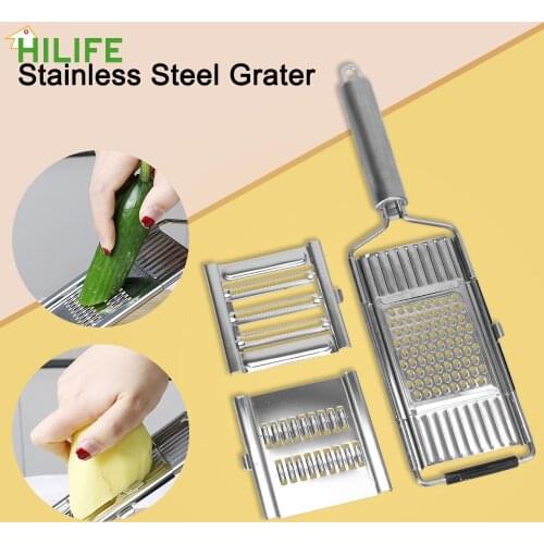 Multifunction Stainless Steel Kitchen Tools Fruit Potato Peeler Carrot Grater Vegetable Slicer Grater Cutter Shredder
