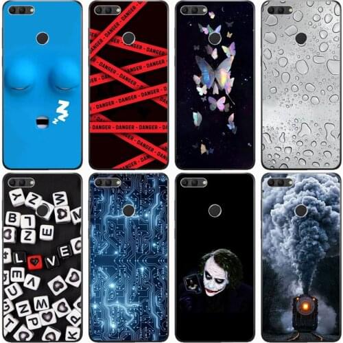 Fashion Soft silicone TPU Back Cover For HUAWEI Y9 2018 Phone Funda Case For Huawei Y9 2018 Cute Cartoon Case