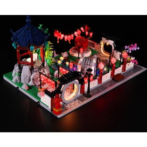 LED Lighting Set For 80107 New Year Lantern Festival (LED Included Only, No Kit) For Children Educational Toys