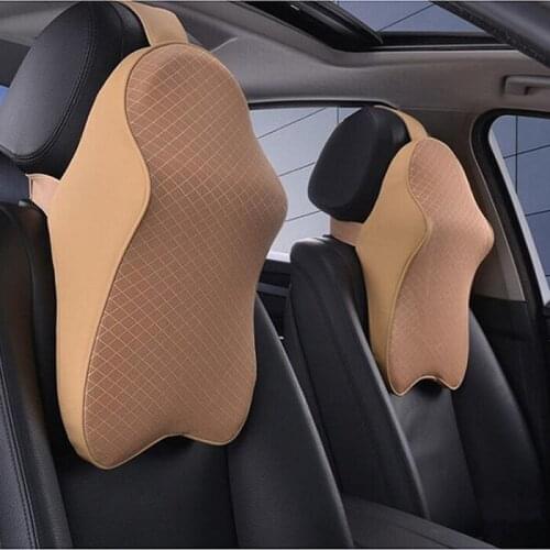 Auto Car Seat pillow headrest cushion neck support Universal Fit SUV sedans front/back seat automotive parts space memory foamWh