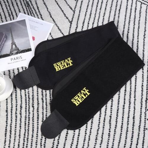 2/3mm Thickness Adjustable Sweat Belts Black Neoprene Slimming Sports Kidney Belt Waist Safety Trainer Waist Support
