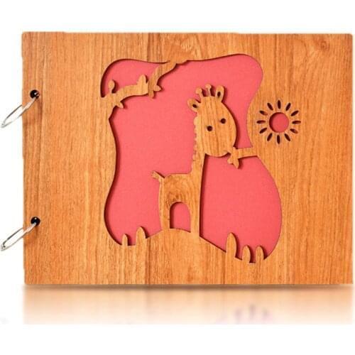 Wedding DIY Photo Album Wood Baby Memory Book Scrapbook Album 10 Inch Fotograf Albumu Scrapbooking Baby Foto Card Photoalbum