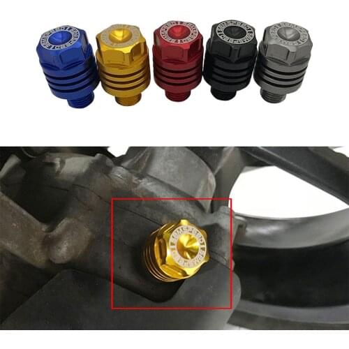 CNC Aluminum Aerox155 125 NVX155 Engine Oil Pan Drain Bolt Screws Nut Bolts For Yamaha Aerox155 125 NVX 155 150 125 2015-2019 18