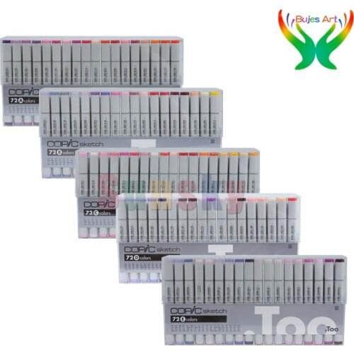 Japanese original generation 2 copic sketch marker 72 color art drawing marker 72A 72B 72C 72D 72E oil double head marker pen