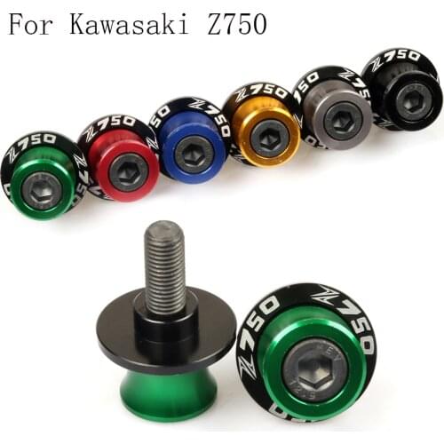 Z750 Motorcycle Swingarm Slider Spools Stand Screws Cover For 2004-2011 KAWASAKI Z750 Z 750