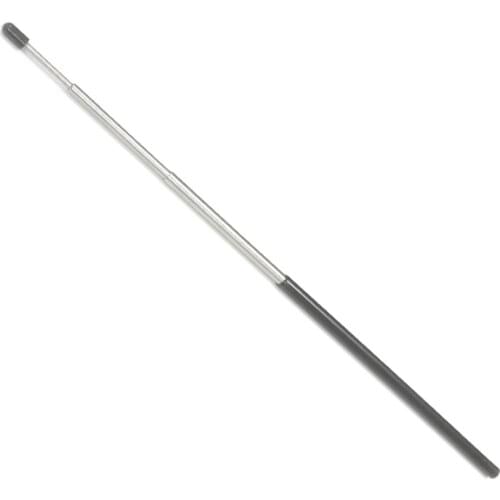 46.3cm Long 4 Section Black Electroplate Telescopic antenna Stainless Steel Am Fm Radio Replacement aerial | antennas