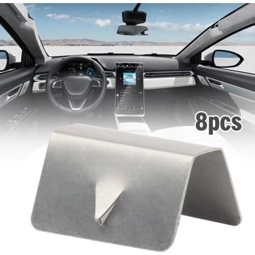 8PCS Car Windshield Metal Retaining Clips For G3 Windshield Flashing Buckle Car Window Accessories