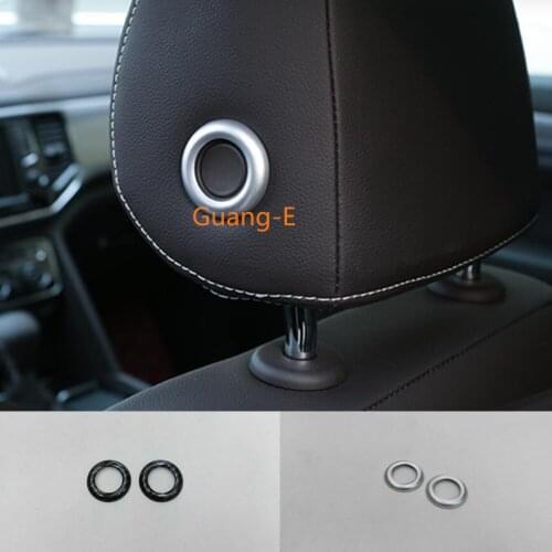 For VW Golf 2014-2019 & Passat Alltrack Tiguan Touran Magotan Sharan Car seat head headrest pillow adjustment button cover trim