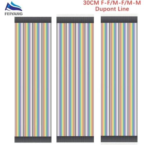 Dupont Line 30CM Male to Male+Female to Male + Female to Female Jumper Wire Dupont Cable for Arduino DIY KIT