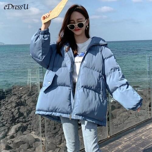 Женские синие куртки EDressU China At AliExpress