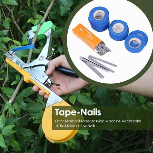 Labor-saving Vegetable Tying Machine Tape Nails Tomato Cucumber Plant Tapener Stem Branch Pruning Strapping Binding Garden Tools